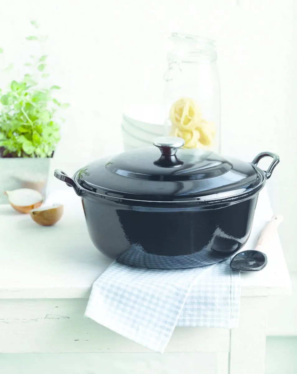 Le Creuset Faitout Braadpan 1,3L Ø20cm - Ebbenzwart