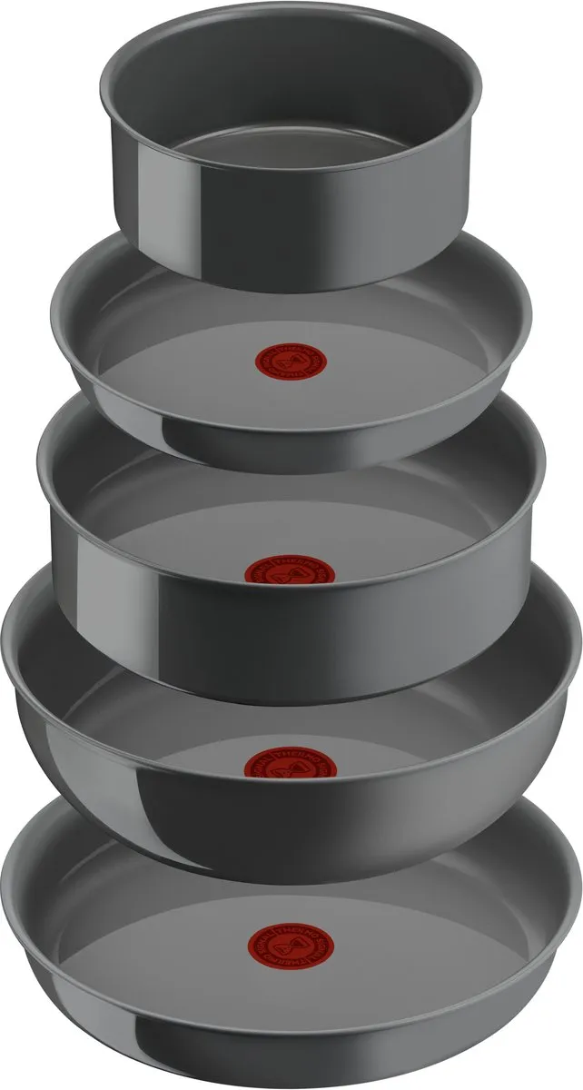 Tefal Ingenio Renew 2100129672 Pannenset 11-delig - Keramisch - Grijs - afbeelding 6 van 6