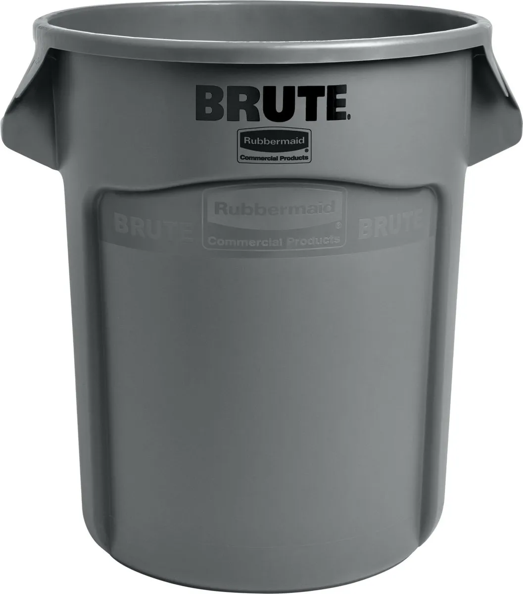 Rubbermaid Brute L638 Afvalbak 75L - Grijs