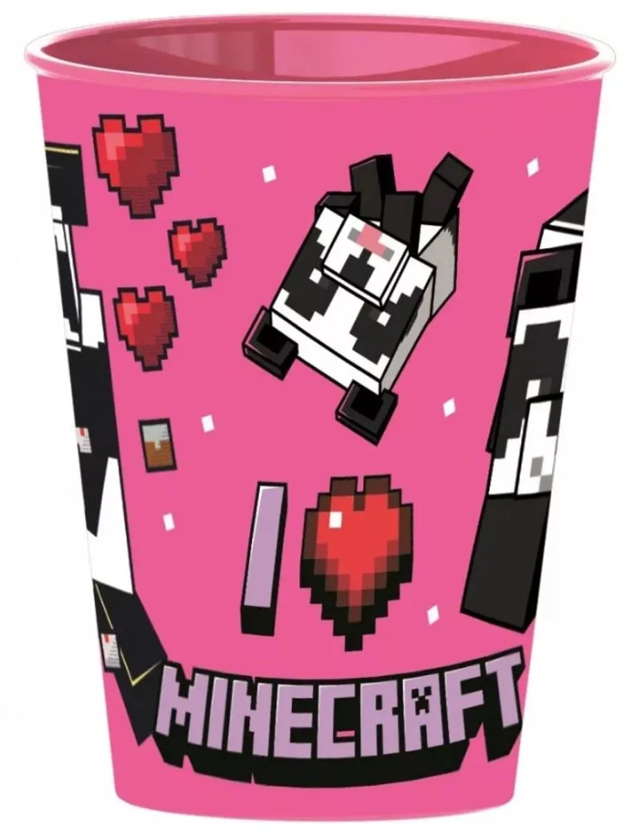 Minecraft Roze Drinkbeker 260ml