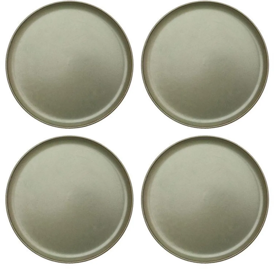 Serax Sergio Herman Surface Bord L Camogroen - 27cm - 4 Stuks