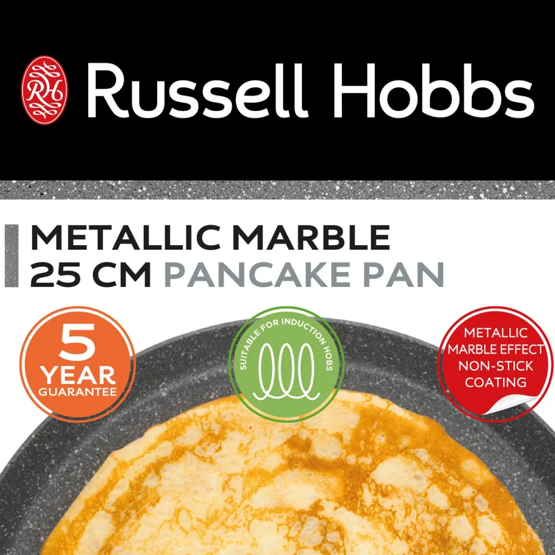 Russell Hobbs Pannenkoekenpan 25cm Inductie - Grijs - afbeelding 6 van 6