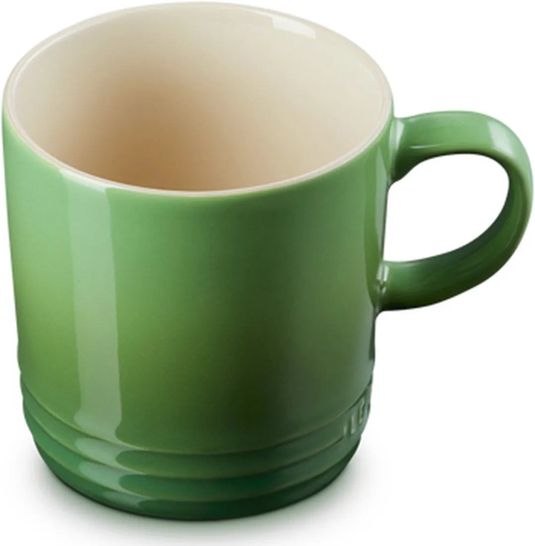 Le Creuset Aardewerken Mokken Bamboo Green 350ml - 4 Stuks