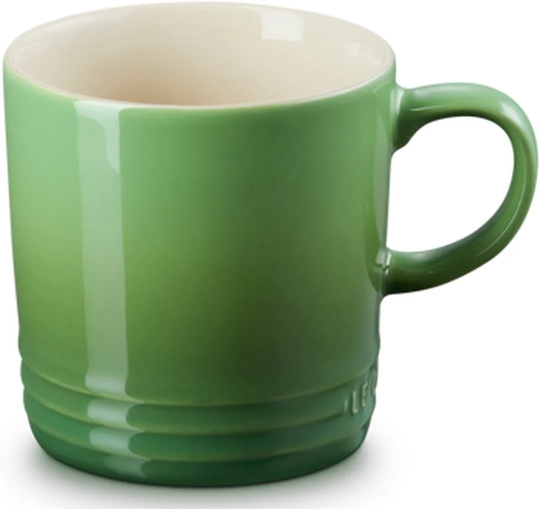Le Creuset Aardewerken Mokken Bamboo Green 350ml - 4 Stuks