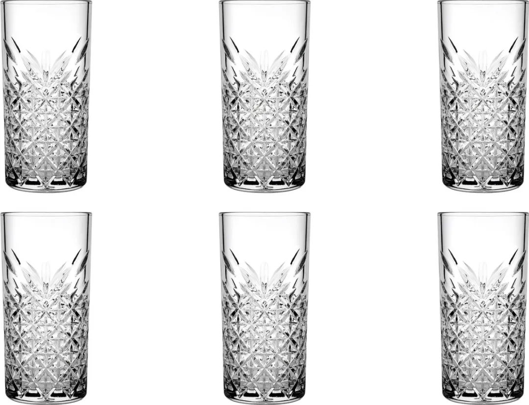 Pasabahce Timeless Longdrink - 45 cl - 6 stuks - Transparant