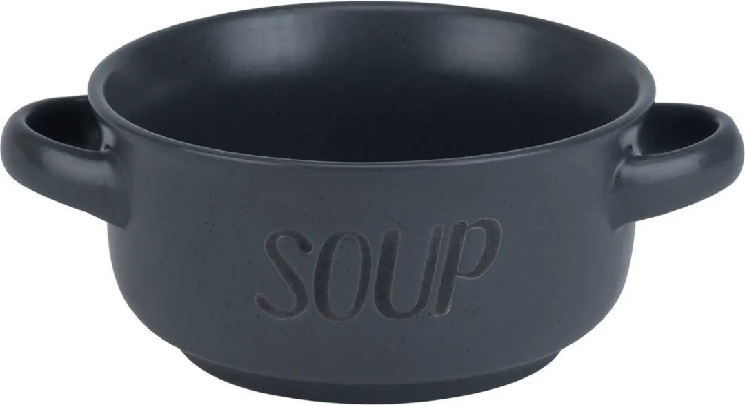 Cosy&Trendy Soepkom 177770 - 470ml - Donkergrijs