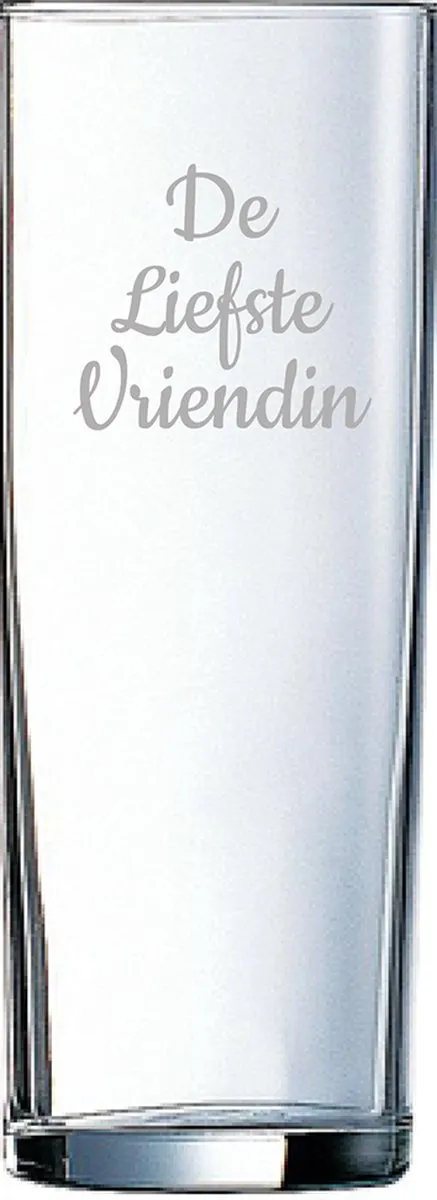 Arcoroc Gegraveerd Longdrinkglas De Liefste Vriendin 31cl
