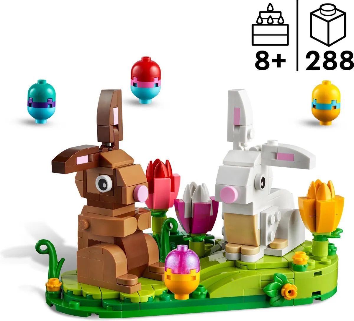 LEGO Pasen 40523 Paaskonijntjes - 1 Stuk - Meerkleurig - afbeelding 6 van 6