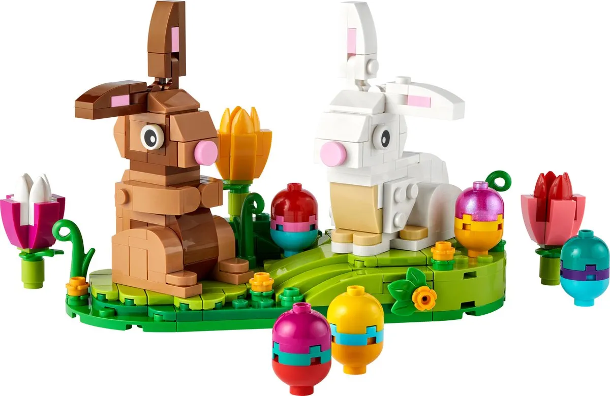 LEGO Pasen 40523 Paaskonijntjes - 1 Stuk - Meerkleurig