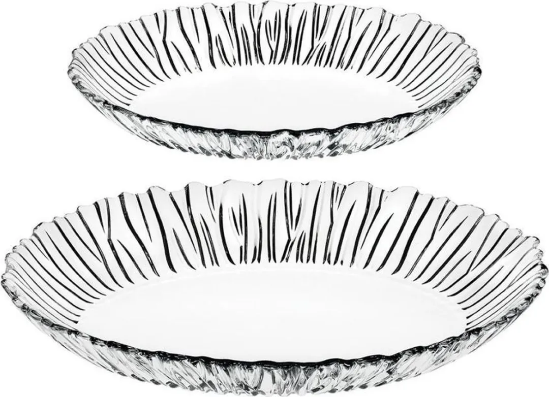 Pasabahce Aurora Serveerschaal 33x25cm - Glas - Transparant