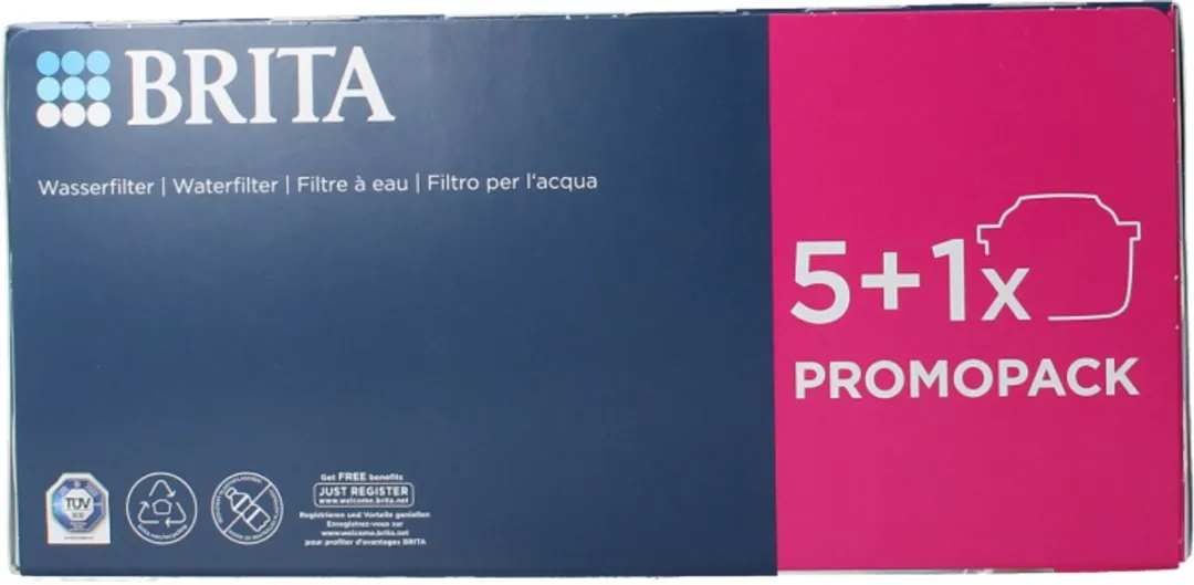 Brita Maxtra Pro All-In-1 Waterfilterpatronen 6 Stuks