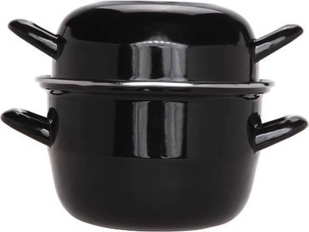 Cosy&Trendy Mosselpan Ø18cm - 2,8L - Zwart