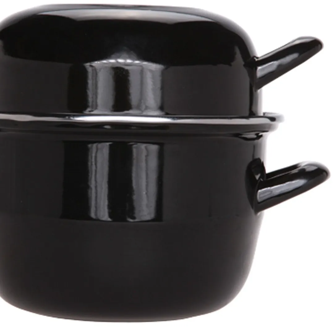 Cosy&Trendy Mosselpan Ø18cm - 2,8L - Zwart