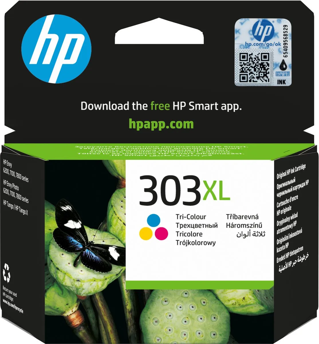 HP 303XL Drie-Kleuren Inktcartridge T6N03AE