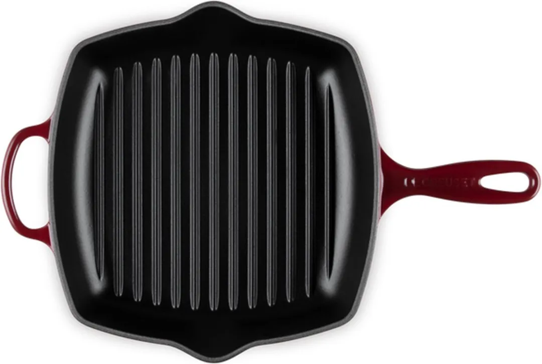 Le Creuset Grillpan Signature Garnet 26cm - Geëmailleerd