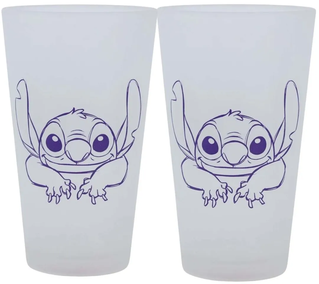 Disney Lilo & Stitch Glazen 490ml - 2 Stuks