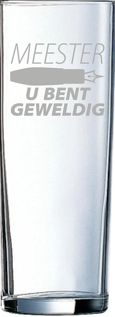 Arcoroc Meester Geweldig Gegraveerd Longdrinkglas 31cl