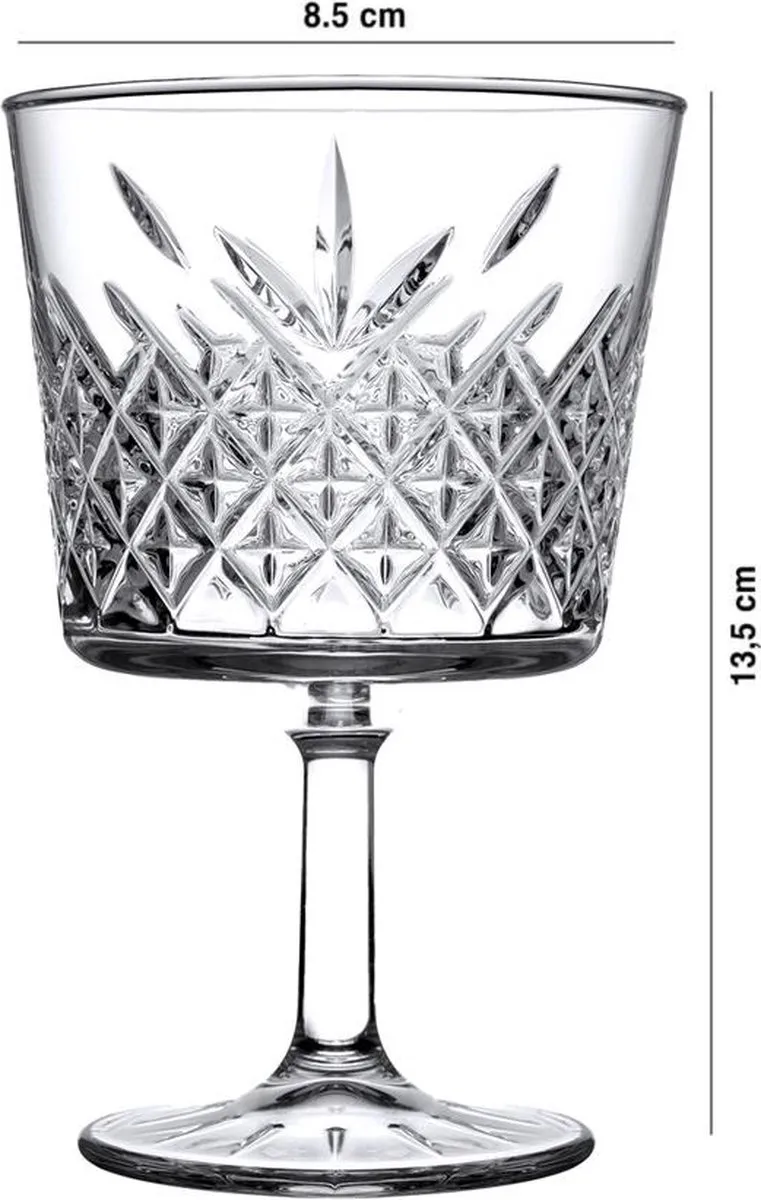 Pasabahce Timeless Cocktailglazen 260ml - 4 Stuks
