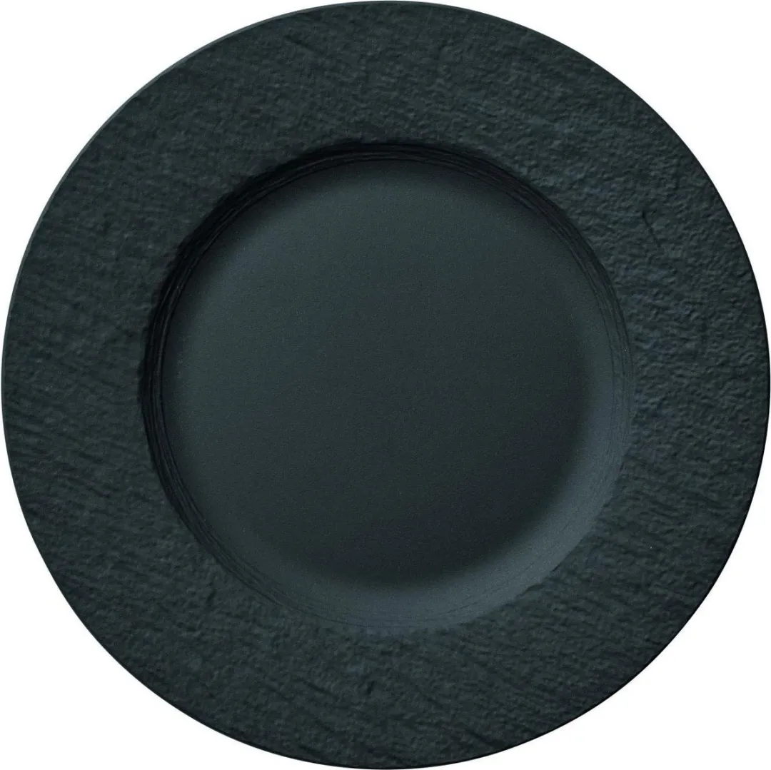 Villeroy & Boch Manufacture Rock Dinerbord Rond - Ø 27 cm - Zwart