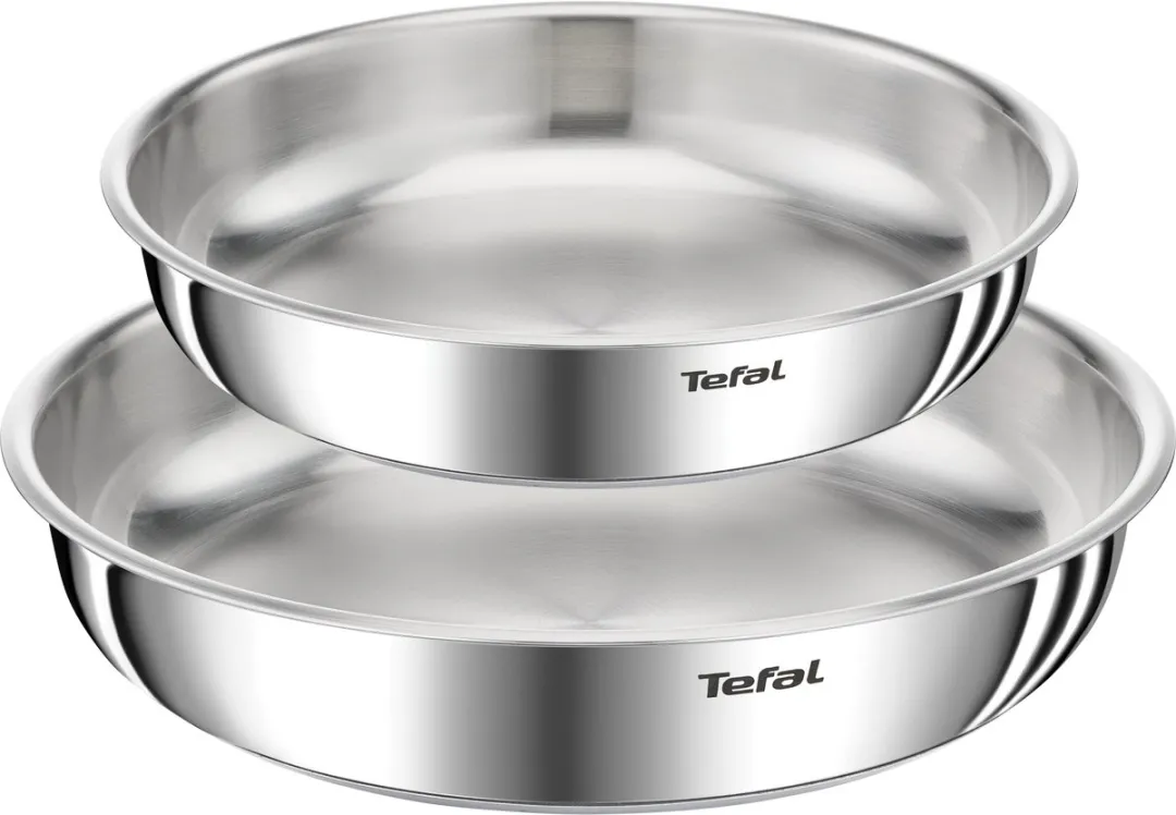Tefal Ingenio Emotion L8969345 Braadpannen 24/28cm - 3-delig - Zilver
