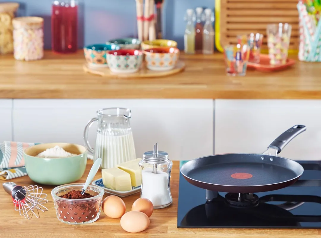 Tefal Cook & Clean Pannenkoekenpan 25cm - Zwart