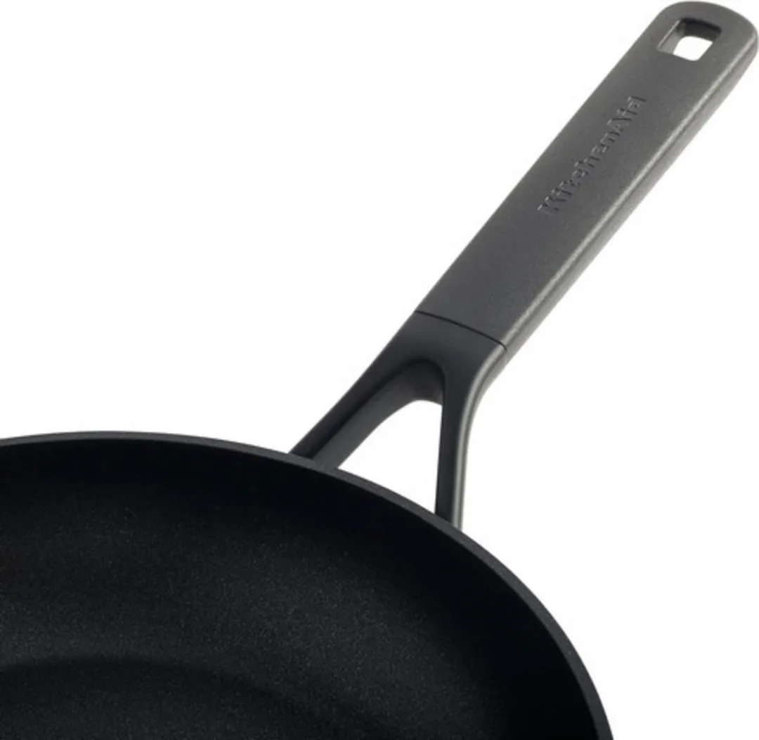 KitchenAid Classic Aluminium Koekenpannen Set 2-delig - Zwart