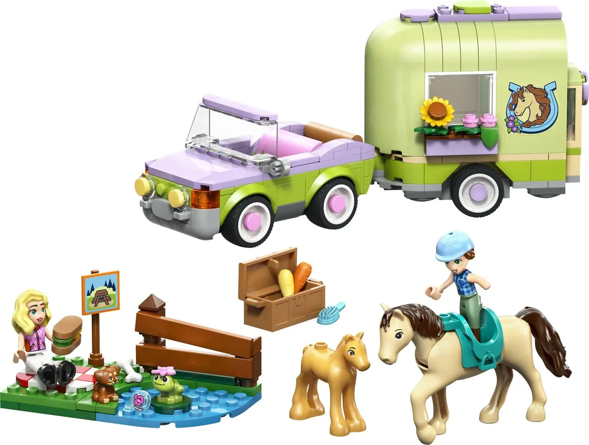 LEGO Friends Paard en Veulen 42695 - 279 Stukken - Multicolor