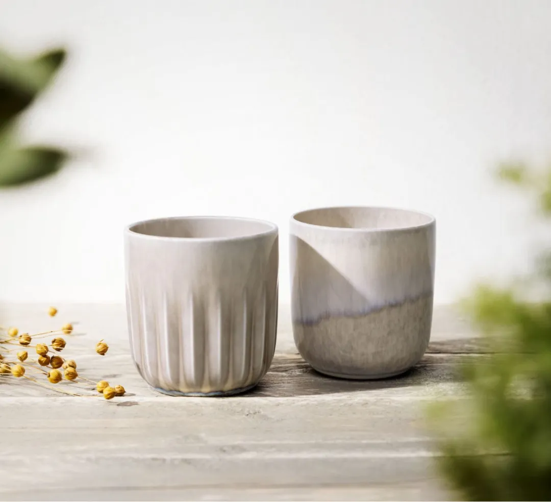Villeroy & Boch Mokken Perlemor Sand - 290ml - 2 Stuks