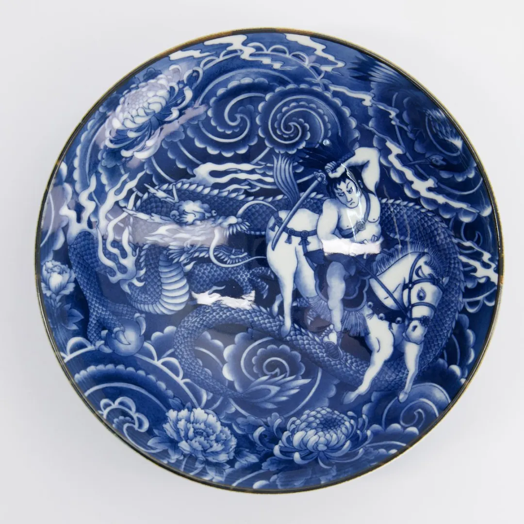 Tokyo Design Studio Yakuza Draken Ramenbowl - Kom 1600ml - Blauw