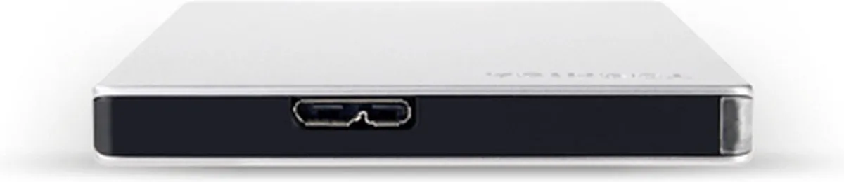Toshiba Canvio Slim 2TB Externe Harde Schijf - Zilver