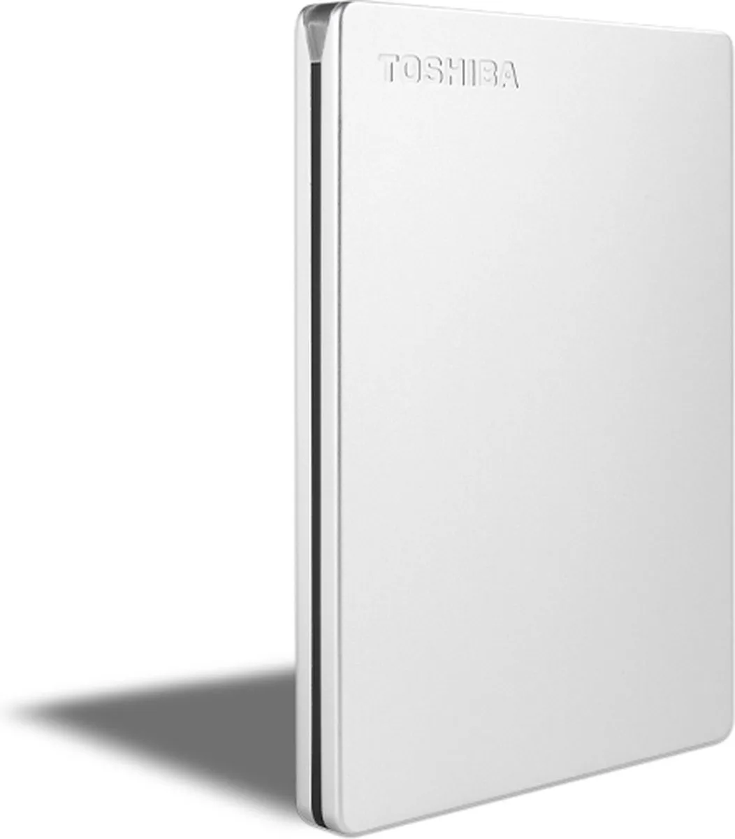 Toshiba Canvio Slim 2TB Externe Harde Schijf - Zilver - afbeelding 6 van 6