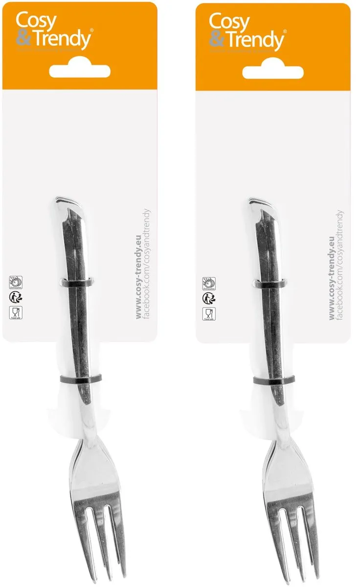 Cosy&Trendy Gebaksvorkjes RVS 15cm - 12 Stuks