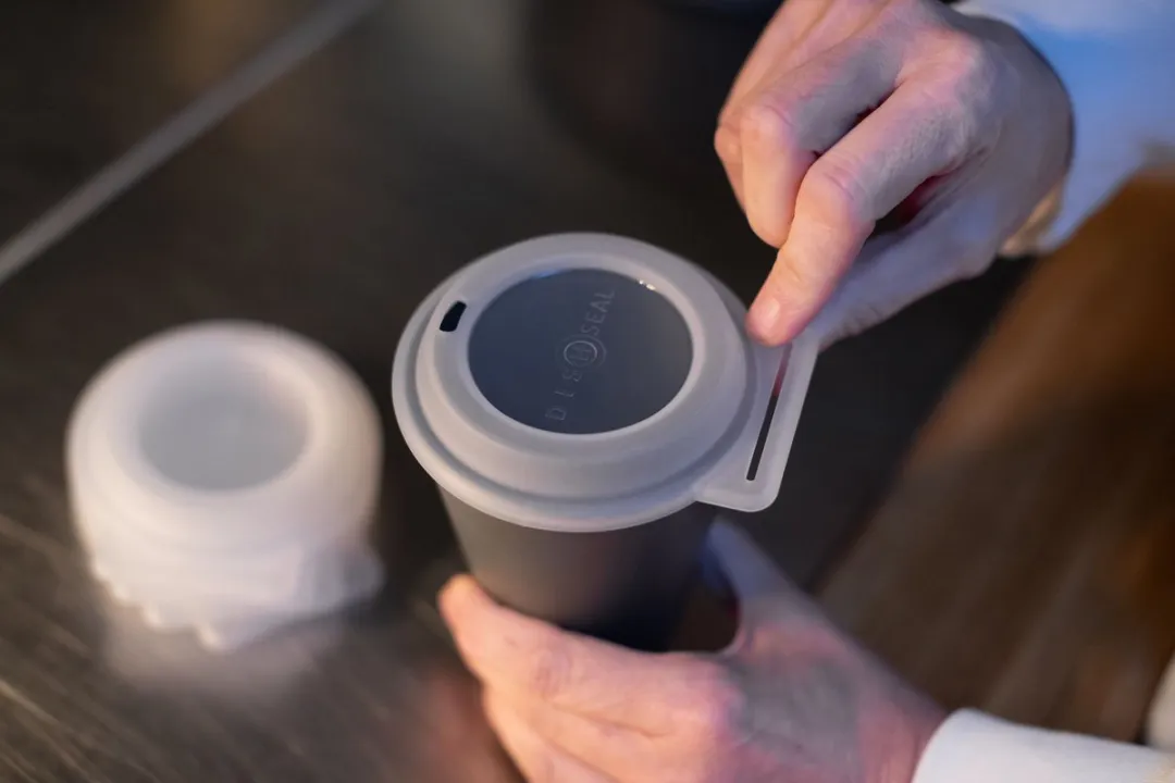 Deksel voor Drinkbeker - Set van 12, Herbruikbaar - Lid - Koziol Move | Bio-Circulair