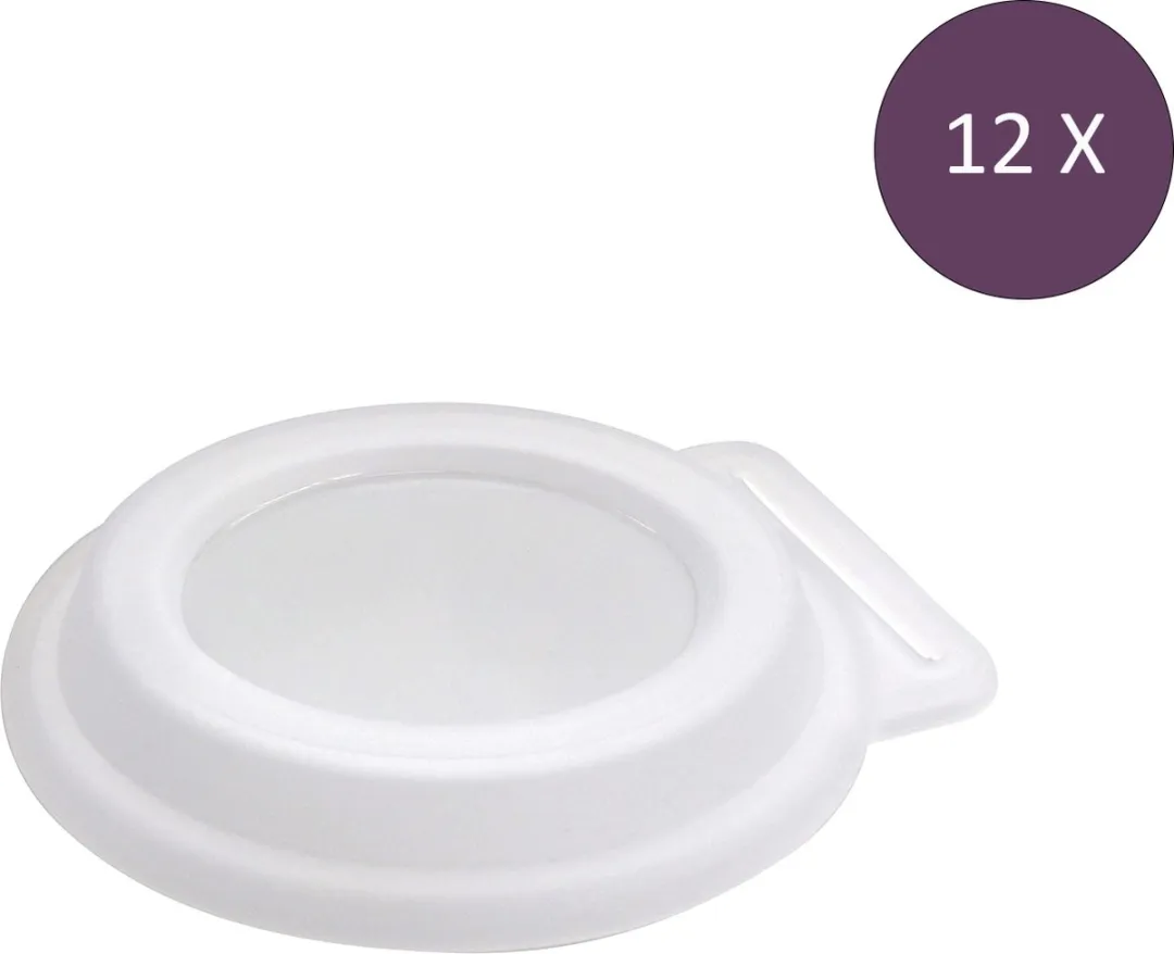 Deksel voor Drinkbeker - Set van 12, Herbruikbaar - Lid - Koziol Move | Bio-Circulair