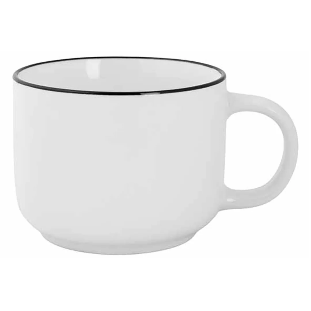 Cosy&Trendy Renee Soepkom - 4 Stuks - 480ml - Wit