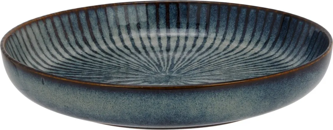 Cosy&Trendy Diep Bord Atlantis Circle 24cm - Blauw
