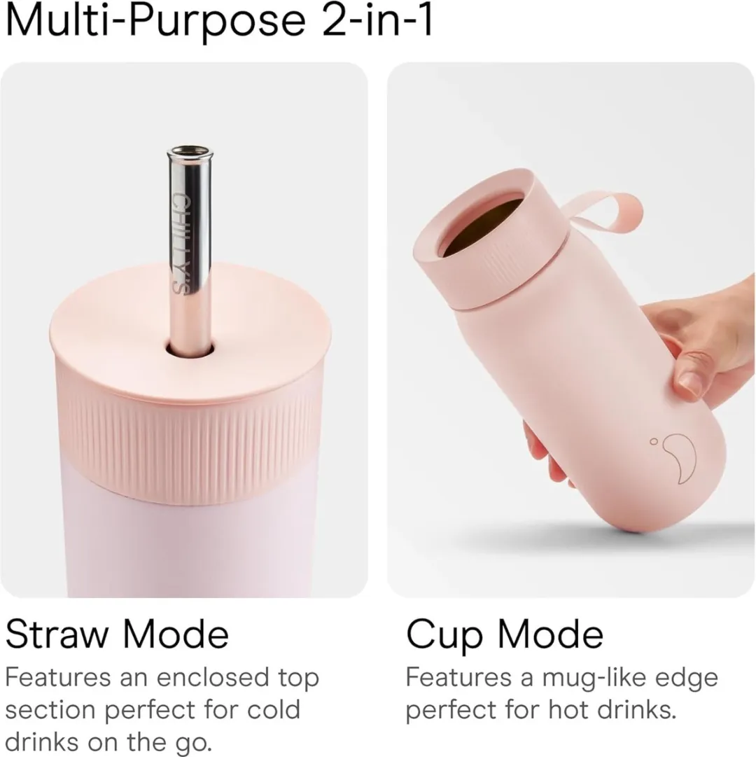Chillys Series 2 Switch 500ml - Blush Pink