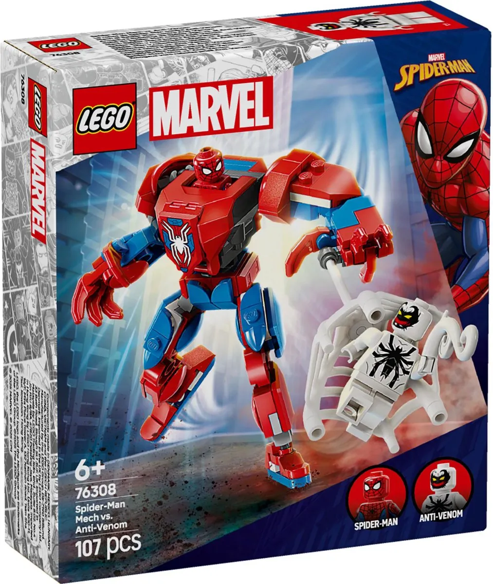 LEGO Marvel Mecha vs. Anti-Venom 76308 - 107 Stukken