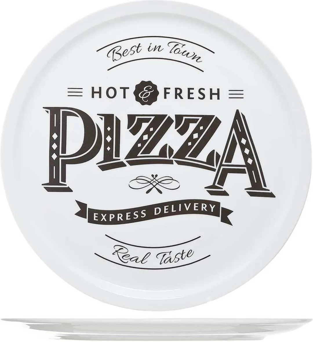 Cosy&Trendy Pizzabord Hot&Fresh Ø30cm - Set van 6