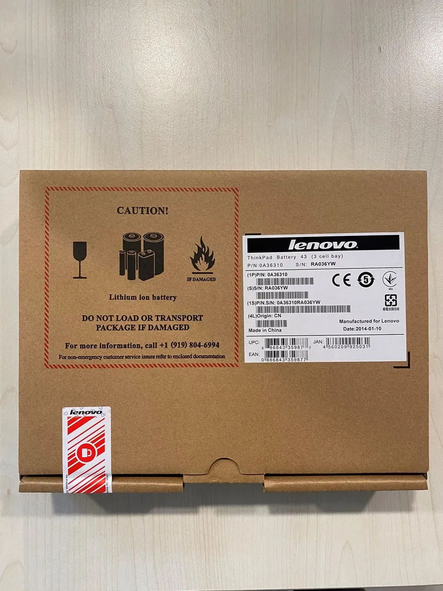 Lenovo 0A36310 Accu Laptop 2900mAh