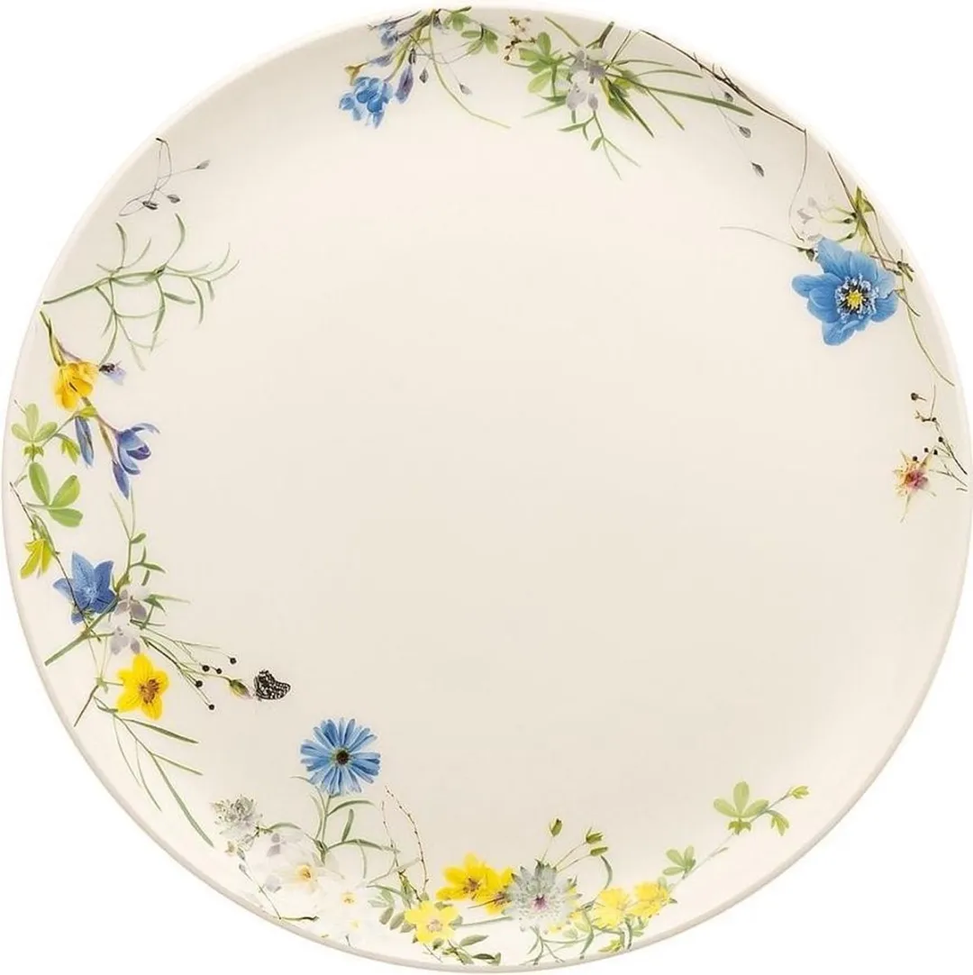 ROSENTHAL - Brillance Fleurs des Alpes - Ontbijtbord 21cm coupe