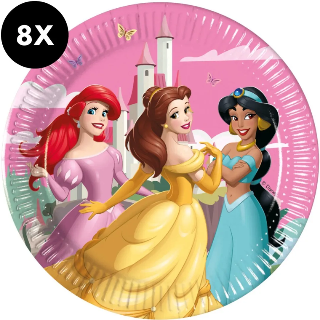 Disney Princess Papieren Borden 20cm
