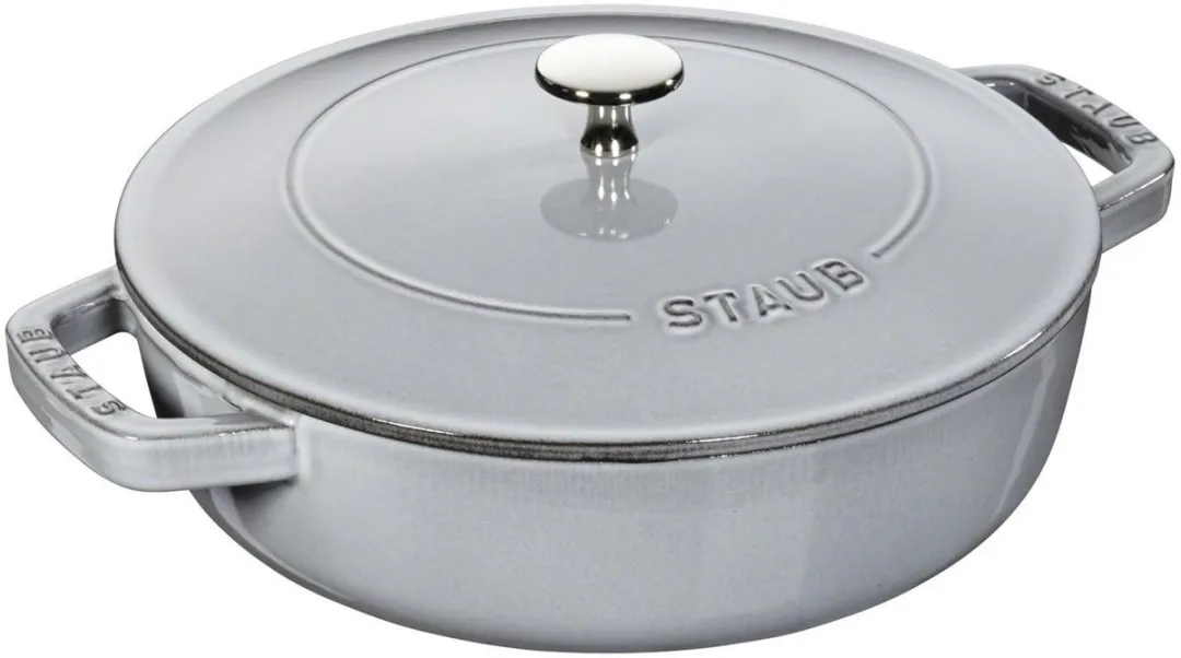 Staub Sauteerpan 28cm - Grijs