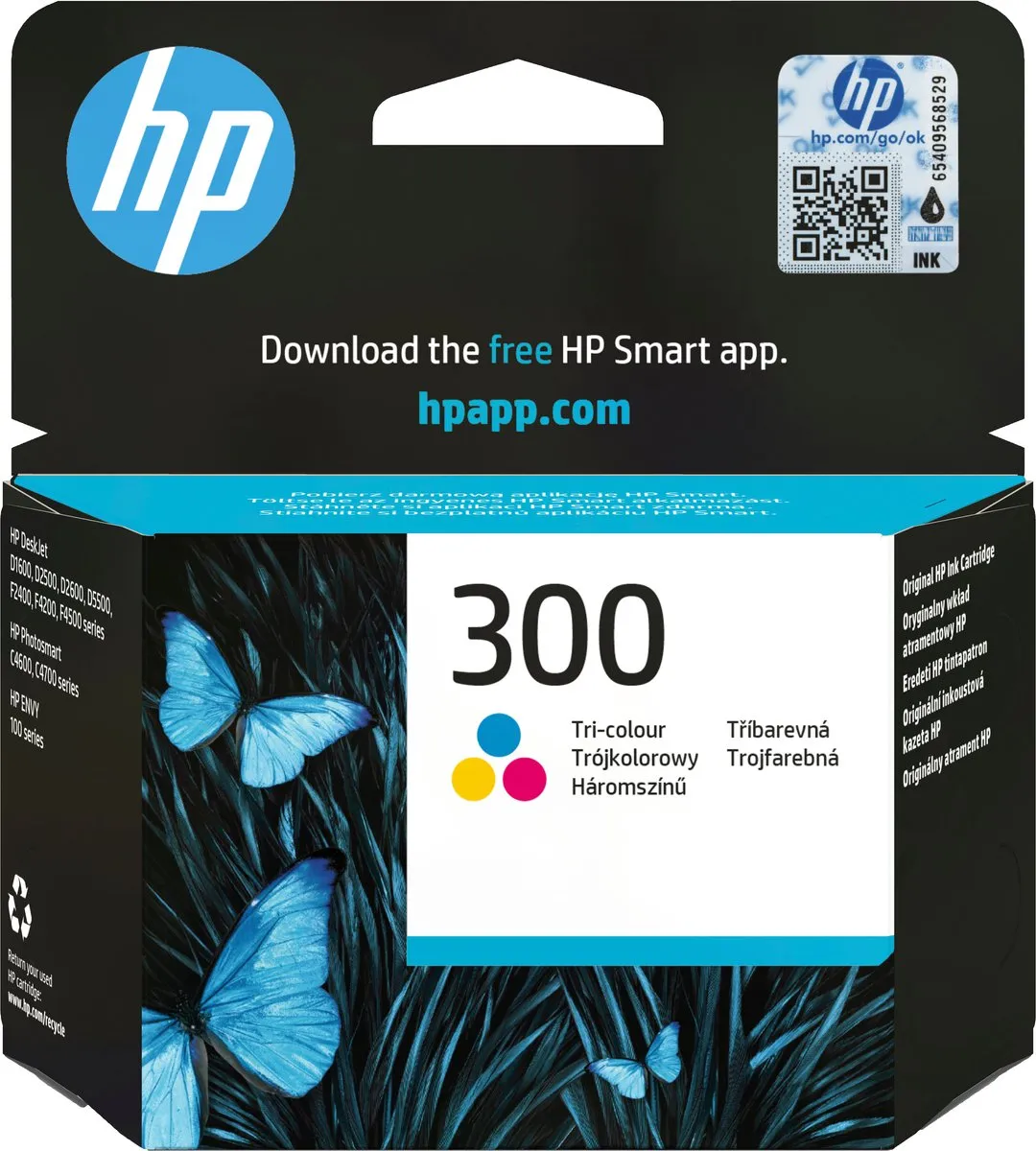 HP 300 CC643E-ABF Inktcartridge - Cyaan/Magenta/Geel