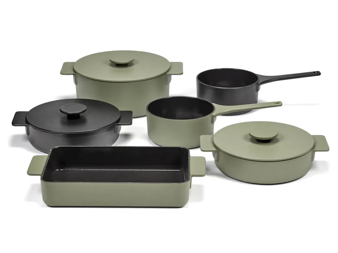 Serax Surface Pot Camogreen Gietijzer 2L - Ø20cm