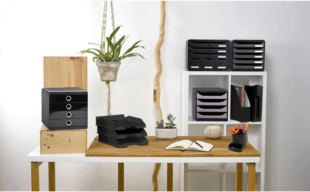 Exacompta Store-Box Maxi ECOBlack 306714D - 6 Vakken - Zwart