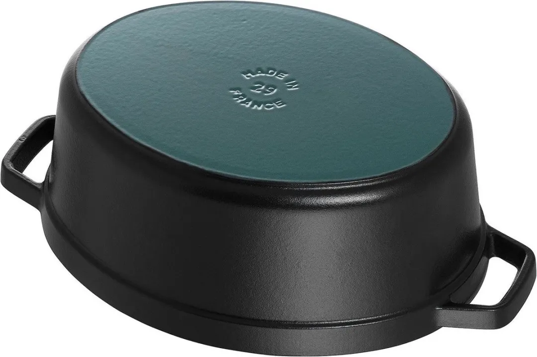 Staub Braadpan Ovaal 8L - Ø37cm - Zwart