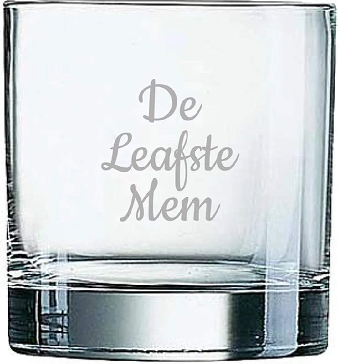 Arcoroc Gegraveerd Whiskeyglas 38cl Leafste Mem