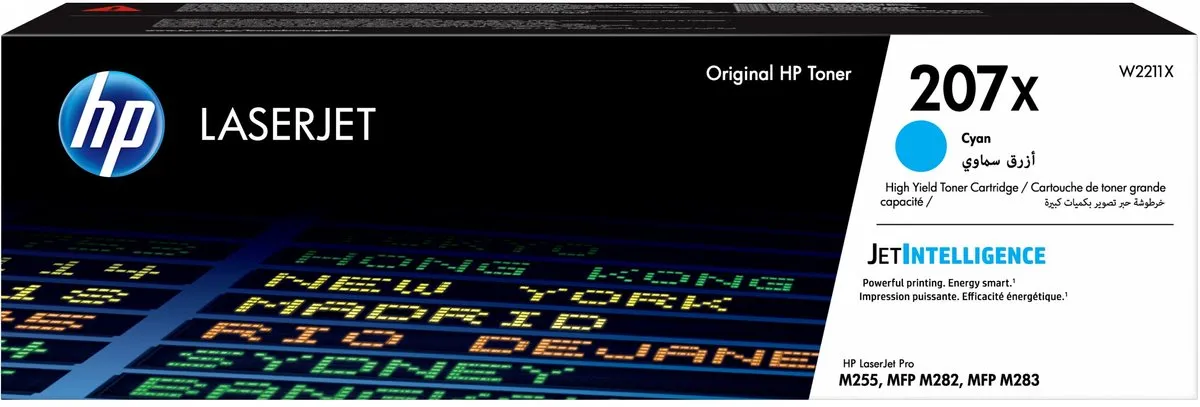 HP 207X W2211X Tonercartridge - Cyaan - 3100 Pagina's