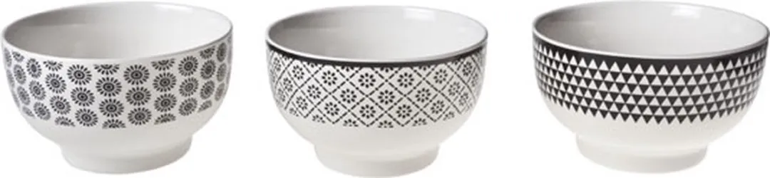 Cosy&Trendy Mali Black Bowl Ø13.5cm